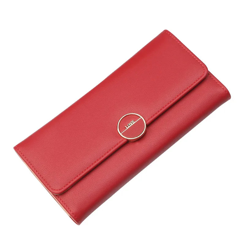 

New Wallet Women Clutch Bag Female Long Purse Passport Designer Brand Coin Wallet Lady Card Holder Simple Large Capacity Pocket