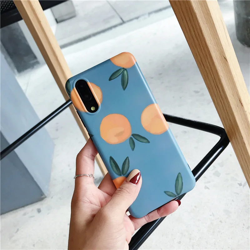 Оранжевый чехол для мобильного телефона HUAWEI Nova 3i 2s 3 4 p30 P20 pro Mate 10 20 30 x мягкий из