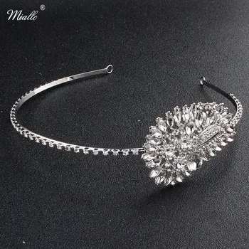 

Miallo Baroque Austrian Crystal Tiaras and Crowns Wedding Hair Jewelry Bride Dress Accessories Headbands Hairpieces for Women