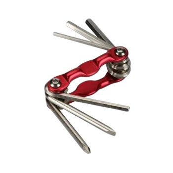 

6 in 1 Bicycle Tools Sets Mountain Bike Cycling Multi Repair Tool Kit Socket Head Wrench MTB Bike Screwdriver Tool Color Random