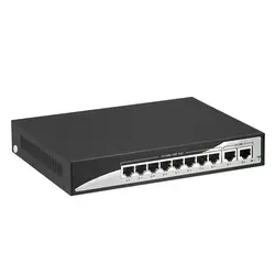 2 + 8 Порты 100 Мбит/с коммутатор PoE инжектор Мощность over Ethernet IEEE 802.3af для камер AP VoIP встроенный Питание адаптер