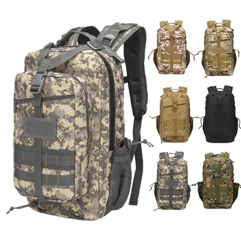 

Outdoor 30L High Capacity Hiking Backpack MOLLE 3P Mountaineering Military Waterproof Camo Bag Camping Travel Men Gift Rucksack