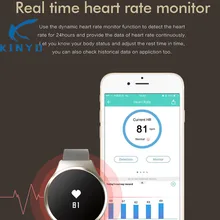 KINYO smart пульсометр Водонепроницаемый Фитнес-браслет долгого ожидания активного отдыха смарт-браслет pk mi Группа 3