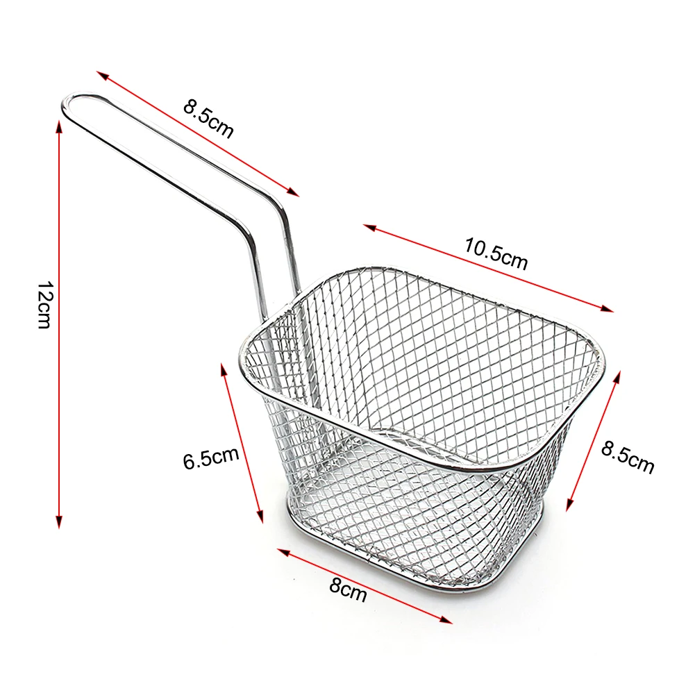 1 шт. мини корзины для жарки пищи портативный фритюрница корзина ситечко картофель фри корзина Кухонные гаджеты инструмент для приготовления пищи