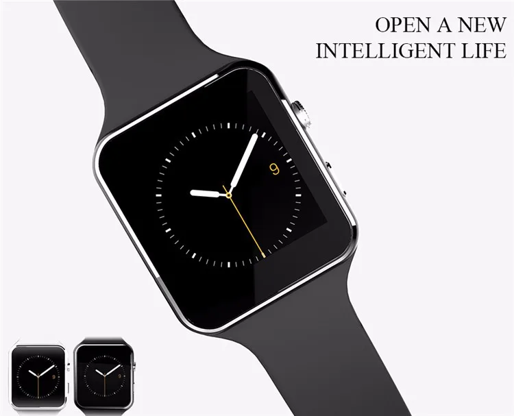 Fashion Black Sport Bluetooth Smart Watch For Android IOS Phone Call SIM Card Intelligent Watches 1.54'' HD LCD OGS Touch Screen (1)