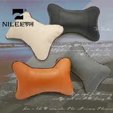 Nile всесезонный Универсальный аритифиальный Кожаный Автомобильный подголовник бутик авто с вышитой красной кости профильный подголовник