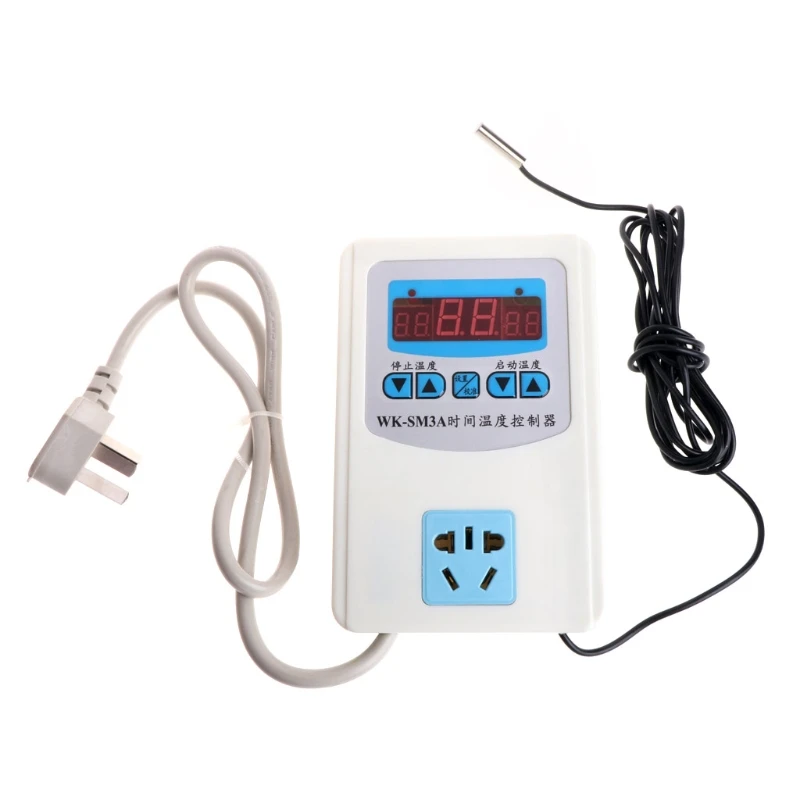 

Digital Electronic Thermostat Breeding Timer Temperature Controller with Socket