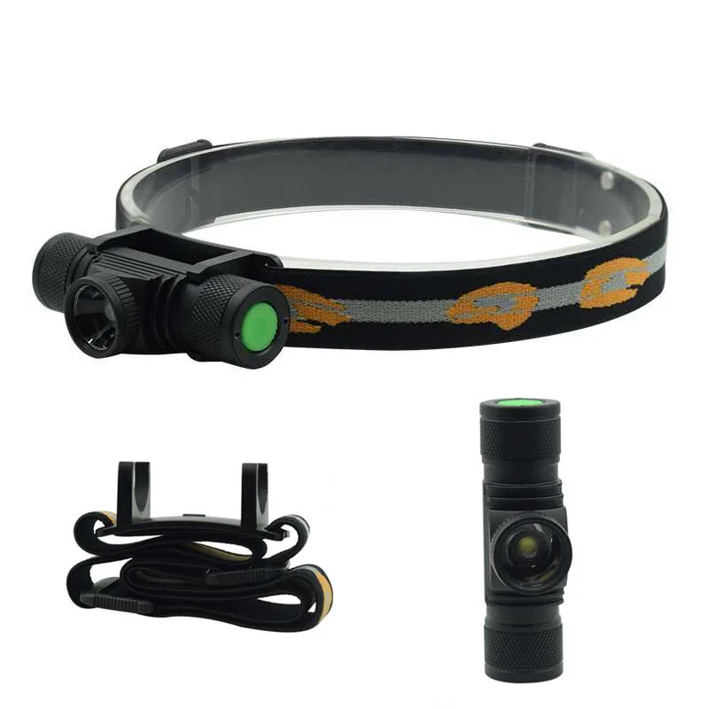 Goede 18650 Hoofd Zaklamp L2 LED 1000 Lumen Koplamp Camping Lamp Zaklamp Zoomable Koplampen Met 18650 Batterij + Lader