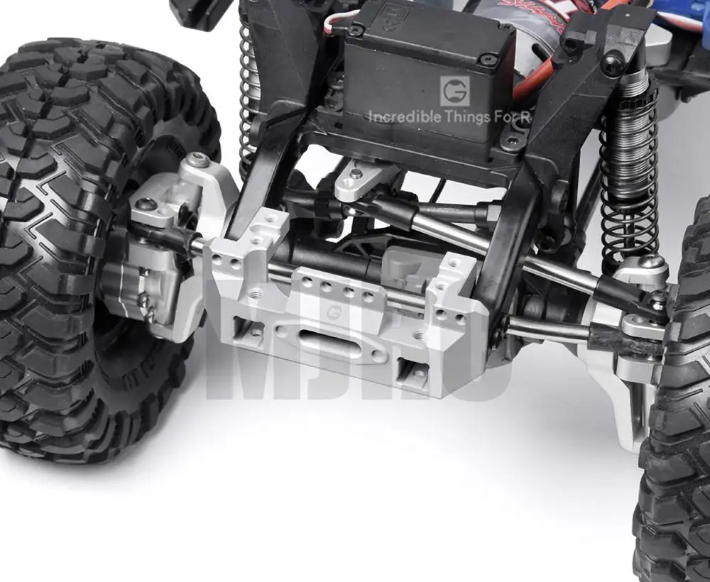 MJRC TRX4 G2 Металлический Алюминиевый Кронштейн передней лебедки для 1/10 RC crawler TRAXXAS