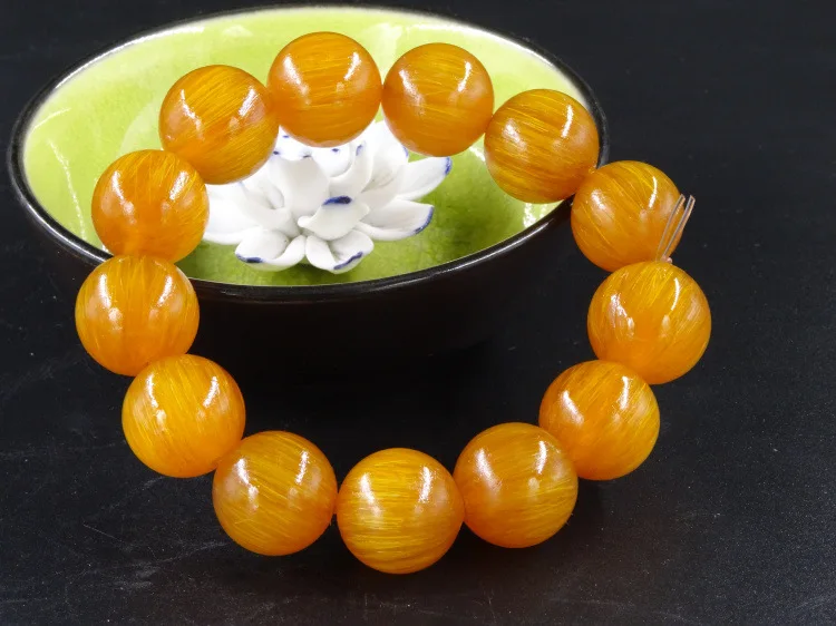 

Tibet GOLD BRACELET HANDMADE natural yak yak horn hand String Bracelet