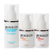 Бразильский Мини 120 мл Кератиновый крем для выпрямления волос+ 80 мл ежедневный шампунь и Кондиционер увлажняющий поврежденные сухие волосы набор