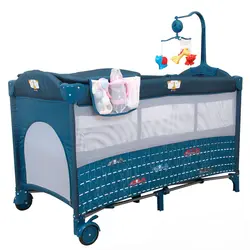 Детские кроватки детские спальники Подушка кроватки для младенцы Близнецы складная кроватка для младенца Bettr играть Многофункциональный