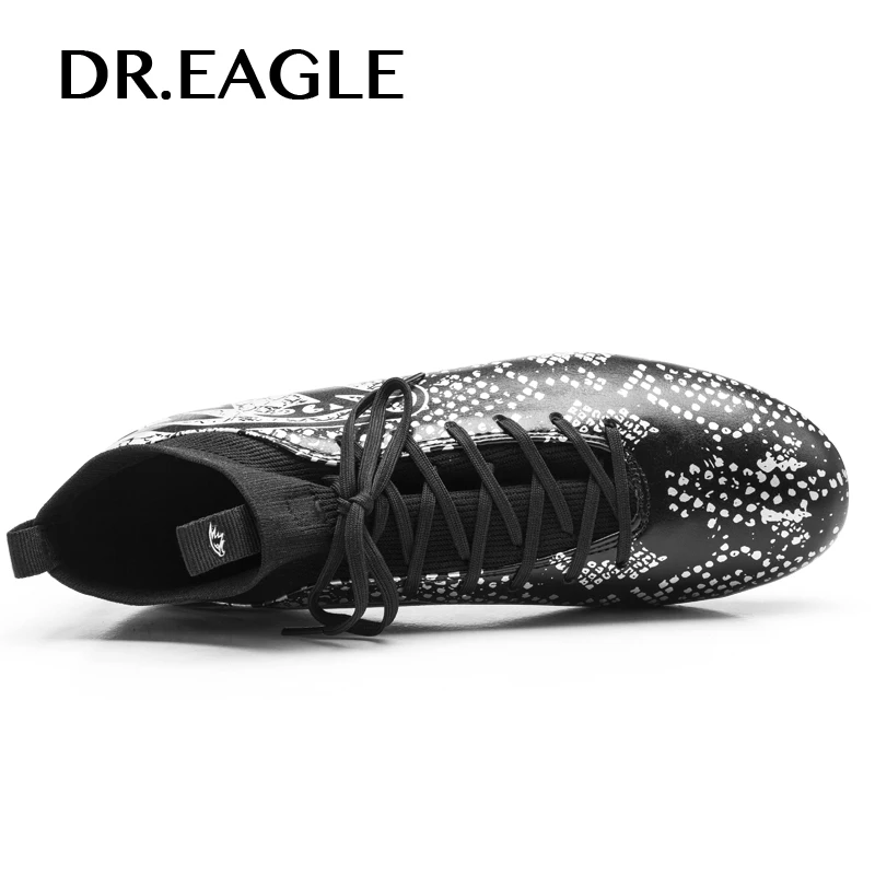 Футбольная обувь DR.EAGLE мужские футбольные бутсы с шипами высокие бутсы|boot soccer