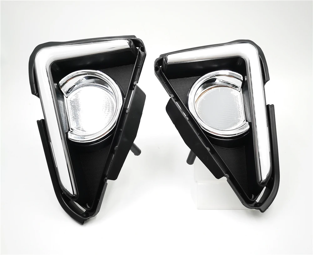 Автомобильный мигающий 2 шт. Светодиодный дневной ходовой свет DRL бампер противотуманная фара для Toyota RAV4 RAV 4