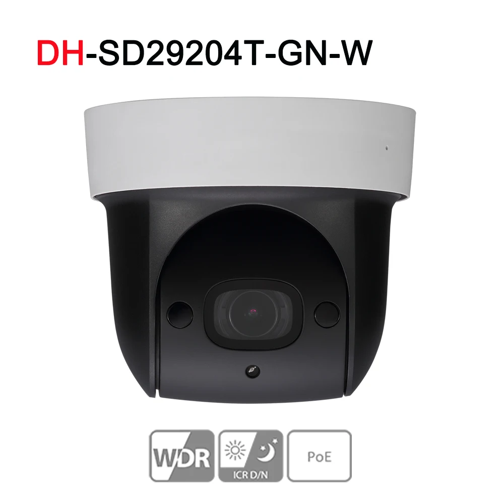 

SD29204T-GN-W 2MP 1080P 4X Optical Zoom PTZ WiFi Network IP Camera CCTV 30M Night Vision Wireless WDR ICR Ultra DNR IVS