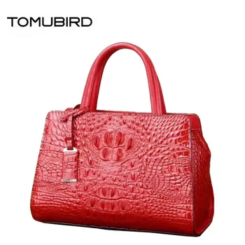 

Women genuine Leather bags superior cowhide bags for women 2020 new Crocodile pattern luxury handbags women bags designer