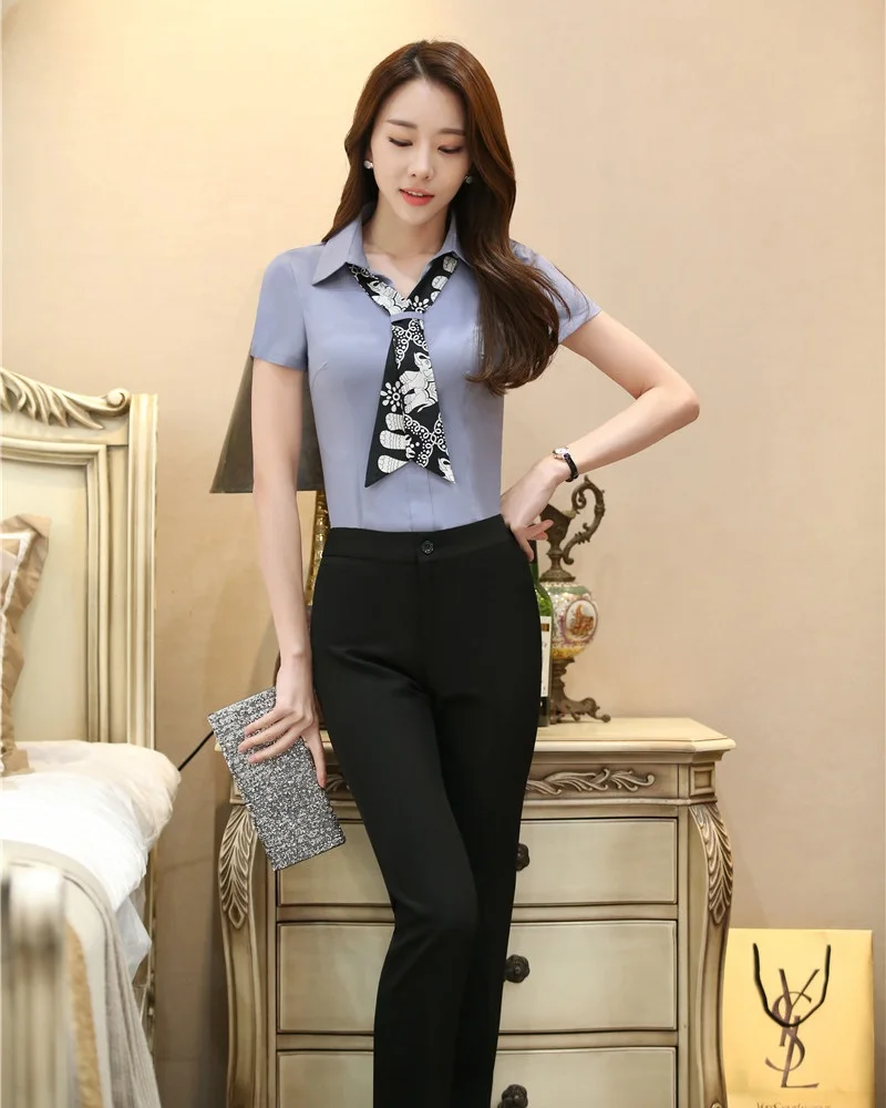 formal pants and blouse for ladies