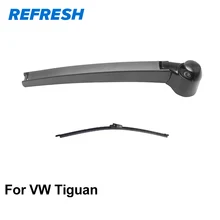 Обновление заднего стекла стеклоочистители руки и Задняя щетка стеклоочистителя для Volkswagen Tiguan 2007 2008 2009 2010 2011 2012 2013