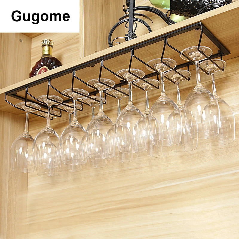 Buytra Under Cabinet Wine Glass Rack Stemware Holder for Home Bar Holds up to 8 Glasses Copper Color Buytra Under Cabinet Wine Glass Rack Stemware Holder for Home Bar Holds up to 8 Glasses Copper Color