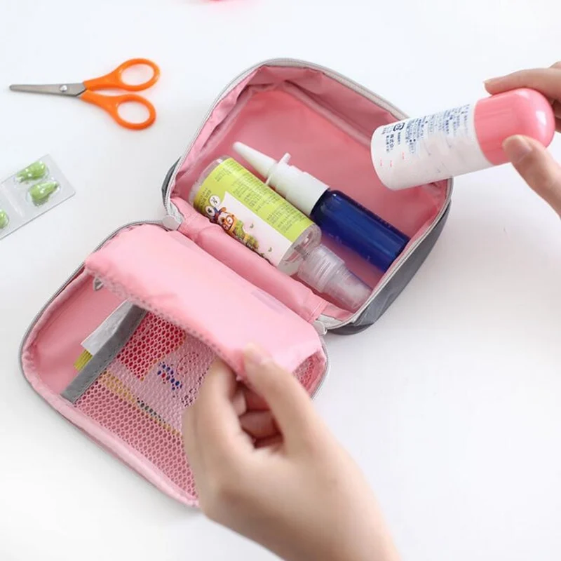 Travel Function First Aid Kit Travel Accessories Heart Oxford Storage Distribution Medicine Package Packing Organizer Travel Function First Aid Kit Travel Accessories Heart Oxford Storage Distribution Medicine Package Packing Organizer