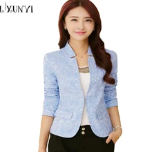 Весна, стильный женский пиджак с v-образным вырезом, синий Корейский приталенный Женский блейзер, Женский офисный костюм, пиджаки белого и синего цвета размера плюс