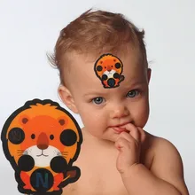 Fashion 1 PCS Safety Care LCD Baby Thermometers Sticker Forehead Digital Thermometer Body Fever Medical Temperature