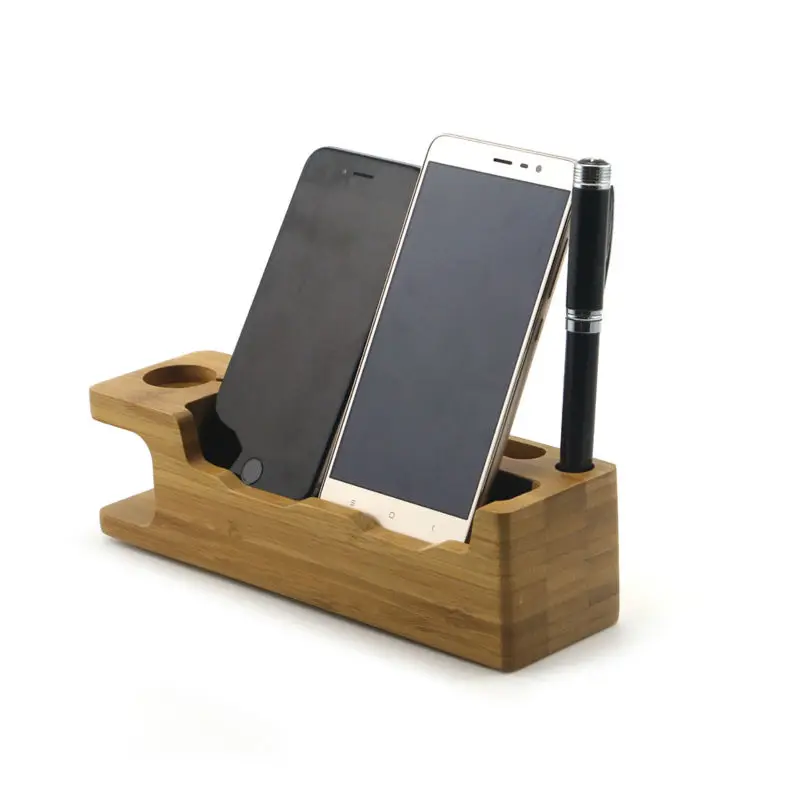 Universal Wooden Material Mobile Phone Tablet Desk Holder