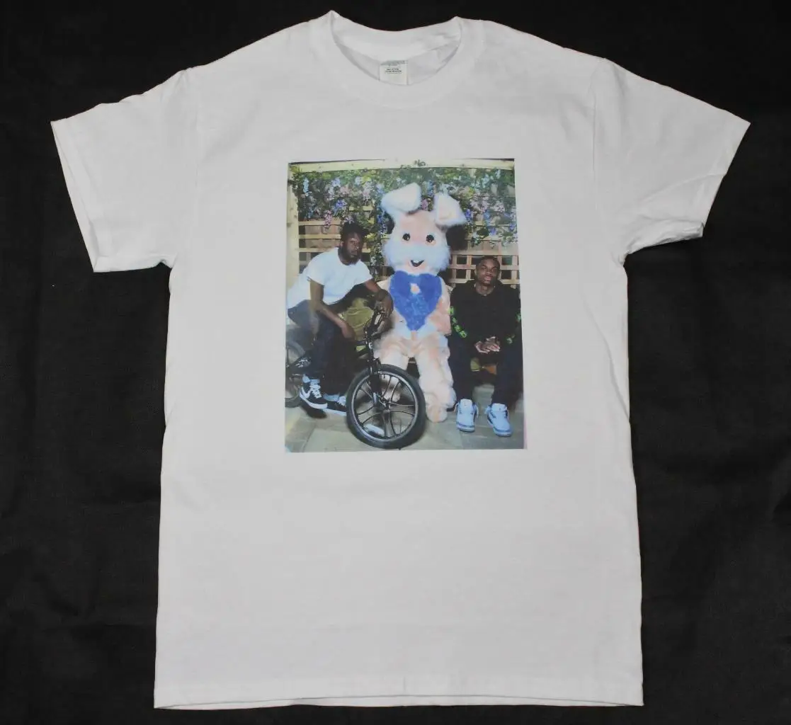 

2019 Fashion Vince Staples & Isaiah Rashad White T-Shirt S-3Xl Hip Hop Big Fish Theory Rap Tee Hoodie
