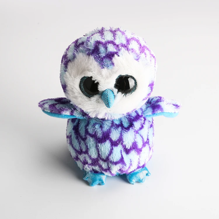 Ty Beanie Boos Blue Owl 6" 15cm Stuffed & Plush Animals Toys Dolls -in