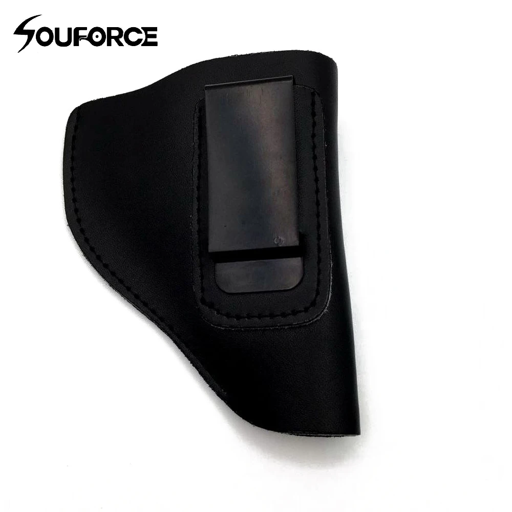 New Tactical General Leather Gun Case Cowhide Left Wheel Model for Right Hand Holder Suit 38 Special Type Pistols Hunting | Спорт и