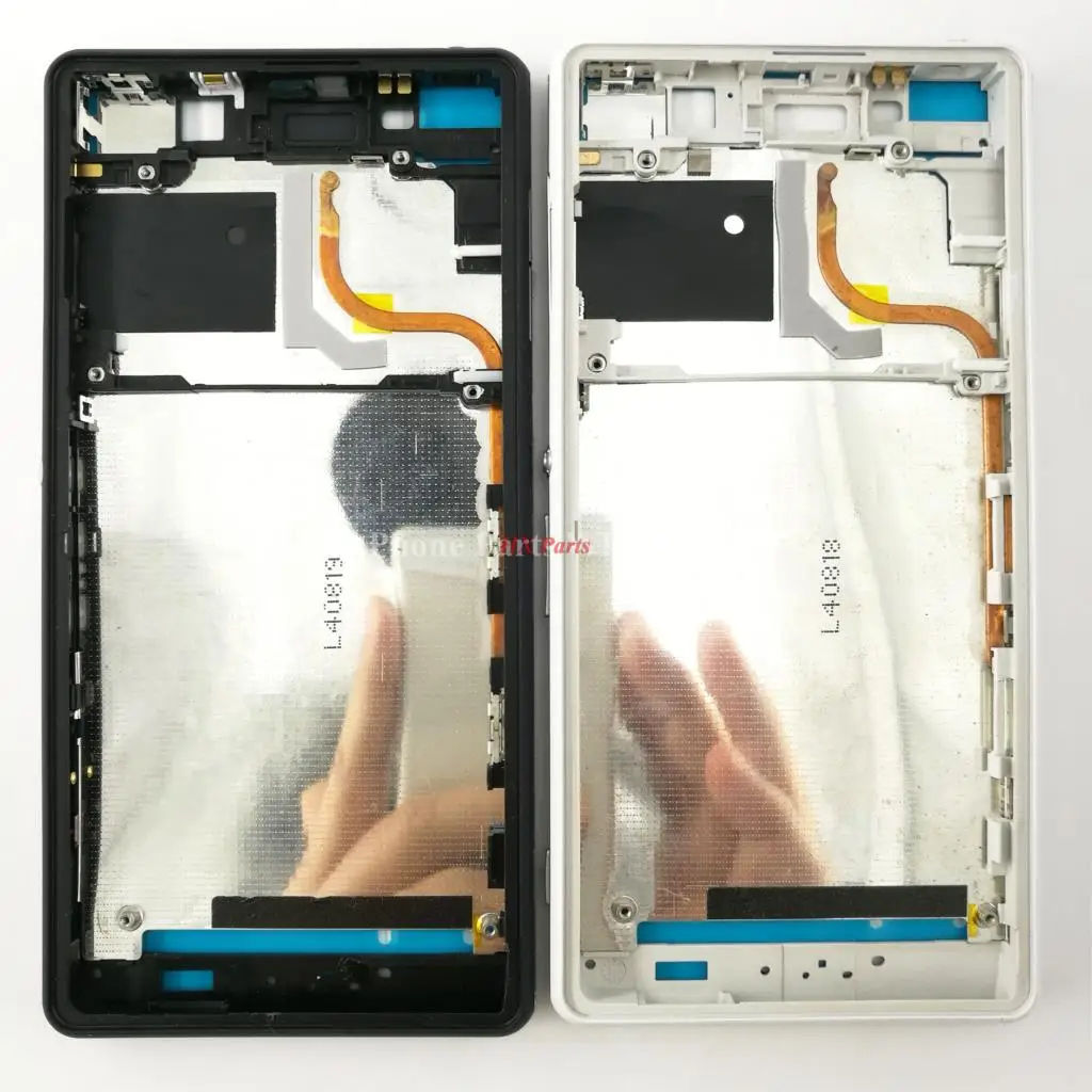 

For Sony Xperia Z3v D6708 Original Middle Front Frame Bezel Housing LCD Screen Holder Frame + Sim SD Plug Block Cap Parts