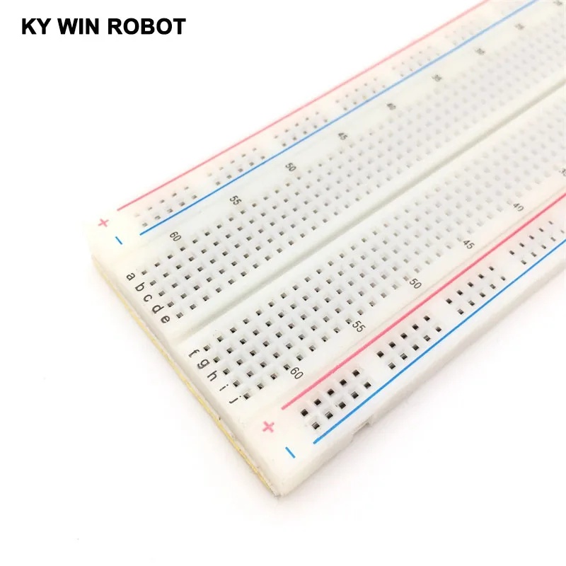 Free shipping 1pcs NEW MB-102 MB102 Breadboard 830Point Solderless PCB Bread Board Test Develop DIY