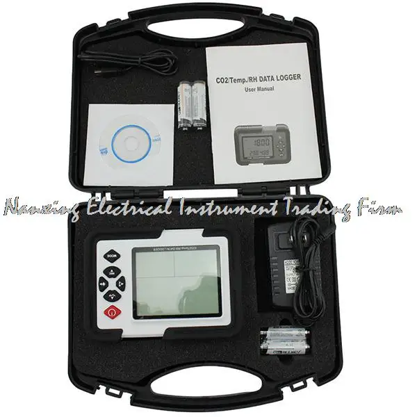 

Portable Digital CO2 Meter CO2 Monitor Detector HT-2000 Gas Analyzer 9999ppm CO2 Analyzers Temperature Relative Humidity Test
