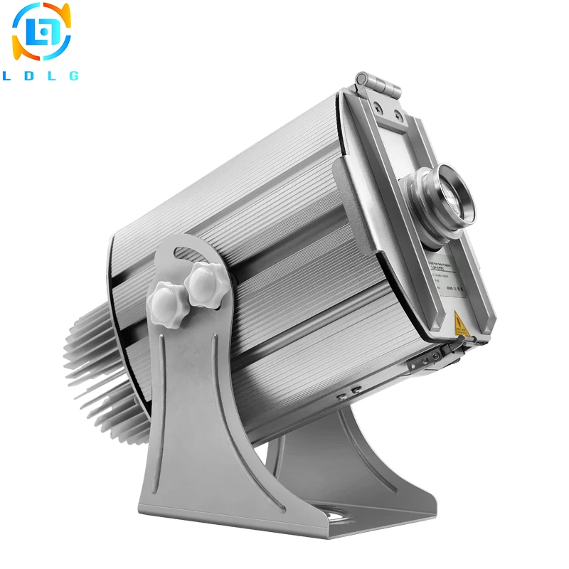 Открытый Пейзаж алюминиевый сплав Серебро четыре изображения 40 Вт LED Gobo проектор Rustproof IP65 4500 люмен LED изображения логотип проектор Открытый Пейзаж алюминиевый сплав Серебро четыре изображения 40 Вт LED Gobo проектор Rustproof IP65 4500 люмен LED изображения логотип проектор