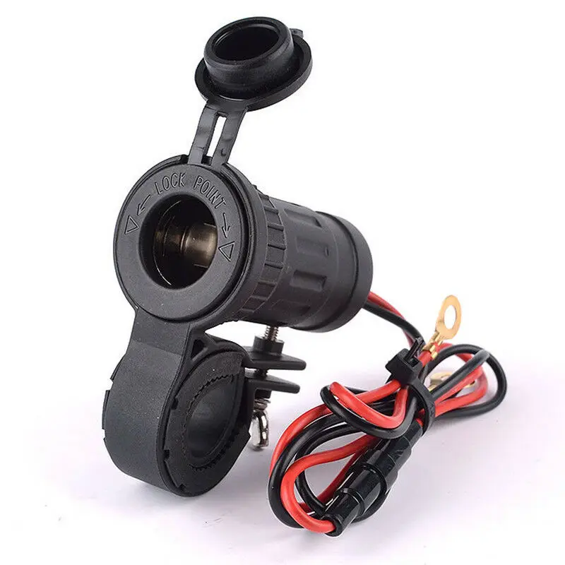 

12V-24v auto marine Cigarette Lighter Socket Power Outlet Plug Voltmeter Socket