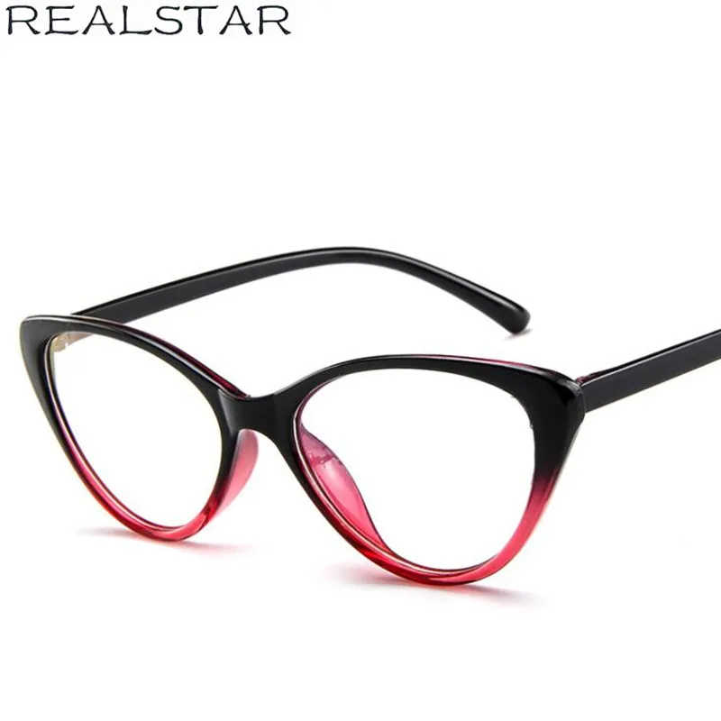 REALSTAR 2018 сексуальные модные очки кошачий глаз для женщин близорукости оптическая
