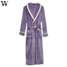 Женский халат, 1 предмет, женский зимний удлиненный халат, домашняя одежда, шаль, халат с длинными рукавами, удобное пальто, Nov6