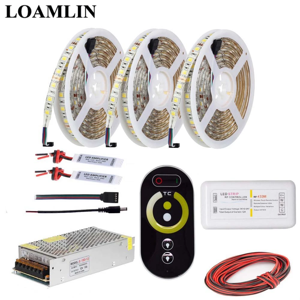 DC12V Светодиодная лента с цветовой температурой SMD5050 RF цветным температурным