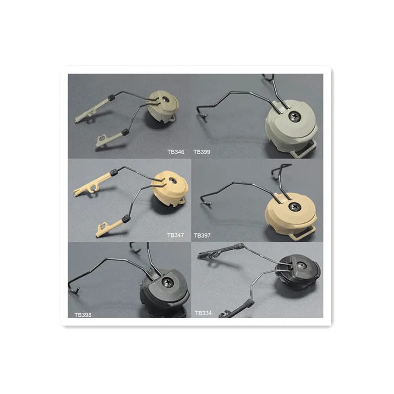 

FMA Helmet Accessories Sordin Type Headset Holder Fast Helmet Rail Adapter Set Safety & Survival BK/DE/FG Free Shipping