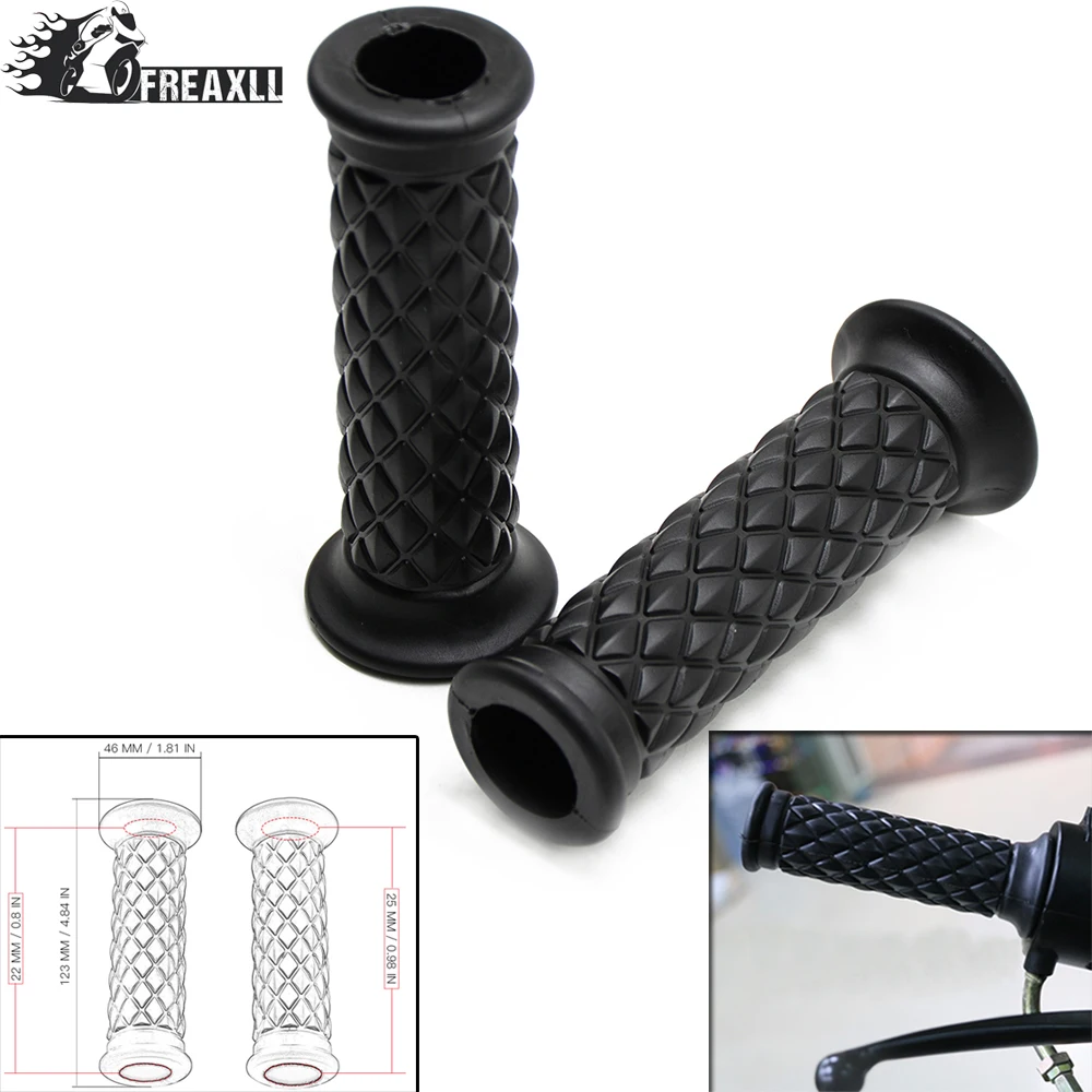 

Motorcycle Handlebar Hand Grips Bar End Non-slip Girds Motocross Handle Bar Moto Accessories For Honda shadow 750 Triumph Tiger