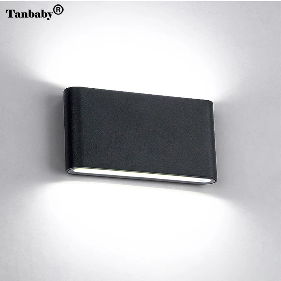 Tanbaby 12 Вт COB LED настенное бра водонепроницаемый настенный светильник алюминиевый
