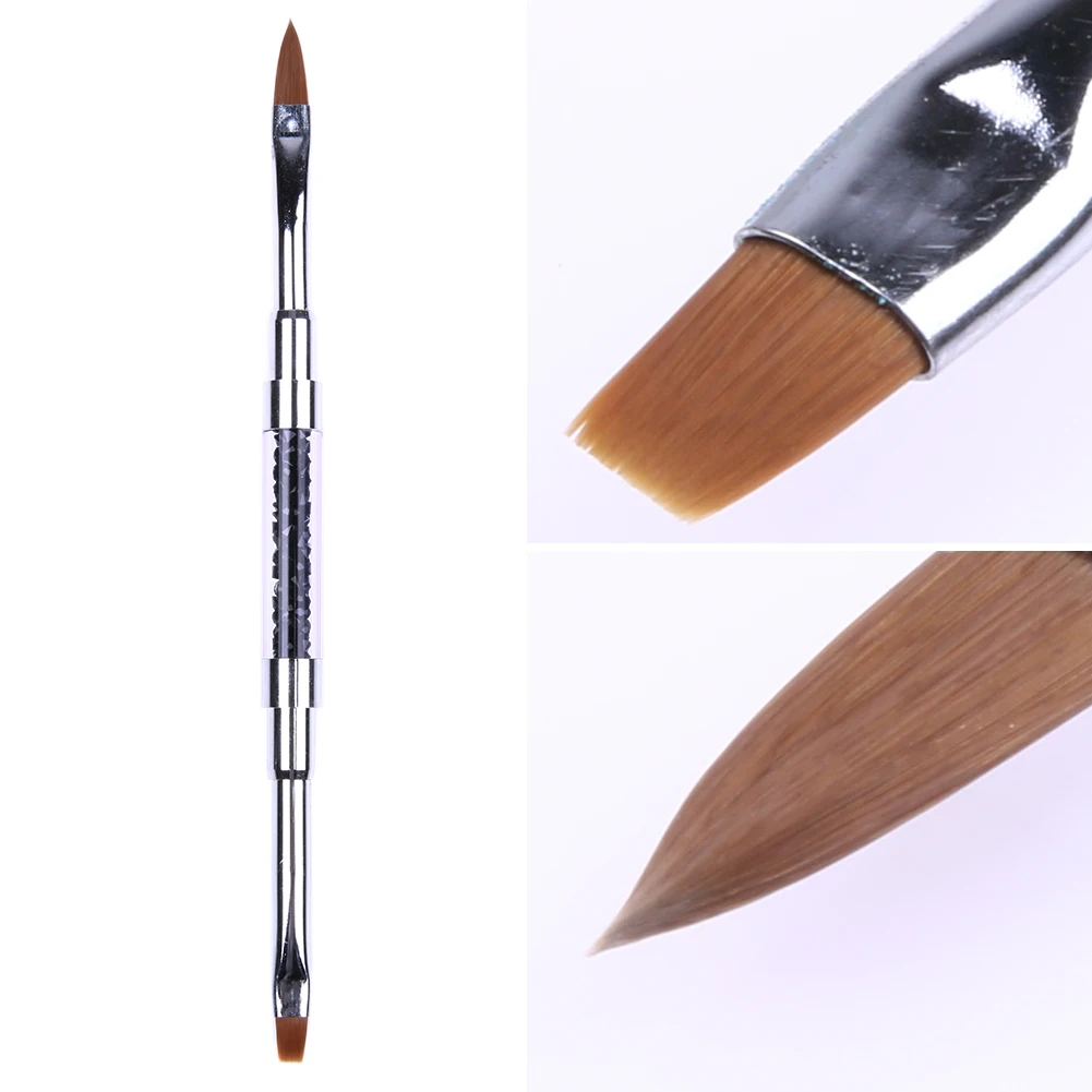 Двойной для ногтей Art Краски ing ручка Профессиональный двух концах 3D краска для ногтей Liner Pen Типсы цветочный Рисунок Кисть-инструмент для маникюра