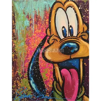 

DIY Diamond Embroidery Goofy Pattern Needlework 5D Diamond Painting Cross Stitch Full Drill resin Painting Rhinestones