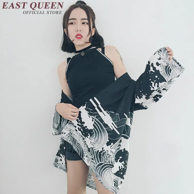 Japanese kimono shirt beach kimono cardigan women summer traditional japanese kimono yukata japanese traditional kimonos NN0802