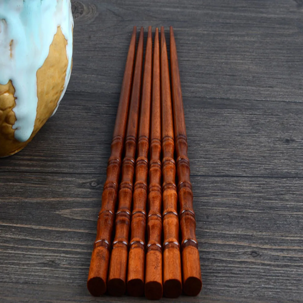 Ручной работы Дерево Chopsticks 2 пары креативные натуральные палочки для еды подарочная посуда китайский портативный дорожный костюм mutfak aksesuarlari