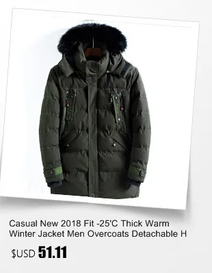 Высококачественная одежда, зимняя куртка, мужские парки, толстая теплая верхняя одежда, повседневное Мужское пальто