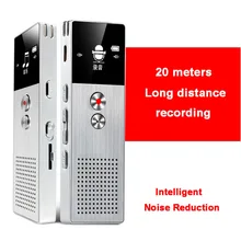 C6 8 GB Grabadora de Audio Profesional de Metal de Voz Perseguidor Portable Negocio Grabadora Digital de Voz Teléfono de Grabación Reproductor MP3