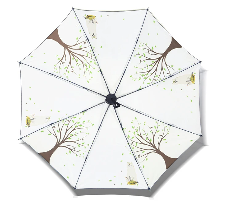 Только Jime мультфильм животных зонтик Детский ветрозащитный солнечный и дождливый зонтик модный путешествия портативный женский зонтик