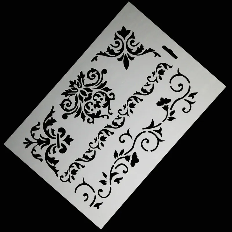 

Flower Lace Stencil For Wedding Cake Design Plastic Templat Biscuit Printing Mold Fondant Cake Decorating Tools DIY Bakeware