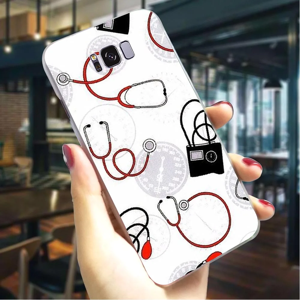 

Hard Cover for Samsung M30 Nifty Nurses Med Stuff Case for Galaxy S7 Covers S6 Edge M10 M20 S8 S9 S10 Plus S10e Note 8 9 Back